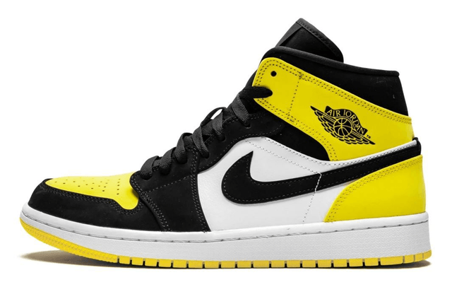 Air Jordan 1 MID SE Yellow Toe