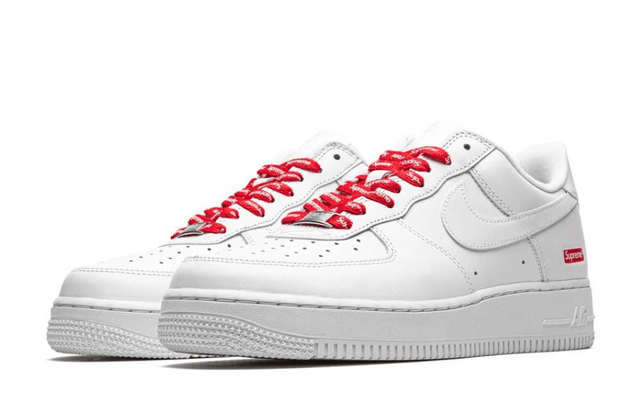 Nike Air Force 1 Low Supreme  Mini Box Logo White