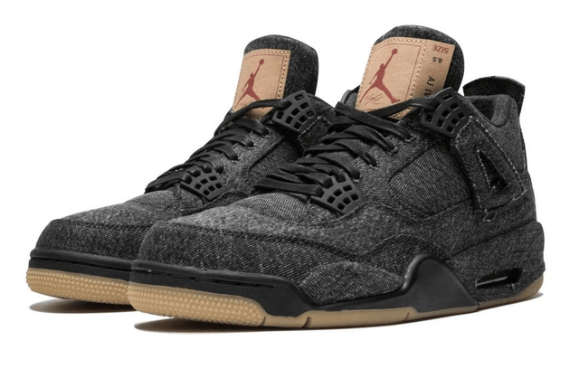 Air Jordan 4 Retro Levis NRG Black Levis GS