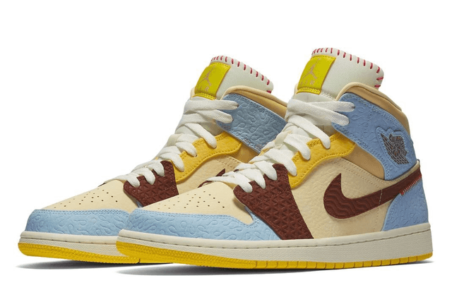 Air Jordan 1 Mid SE Maison Chateau Rouge Fearless