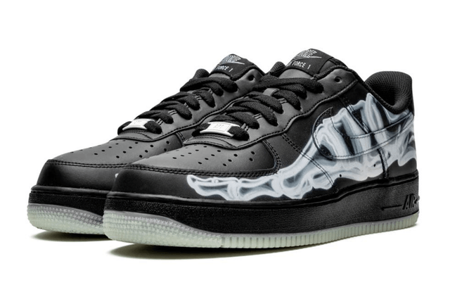 Nike Air Force 1 Low Skeleton Black