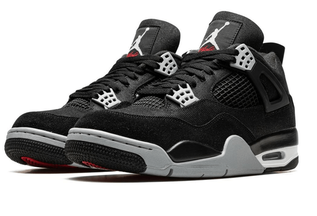 Air Jordan 4 Black Canvas