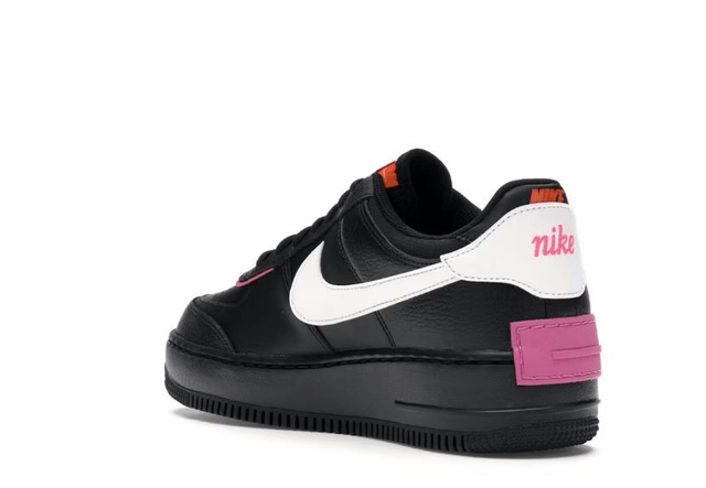 Nike Air Force 1 Shadow Removable Patches Black Pink (W)