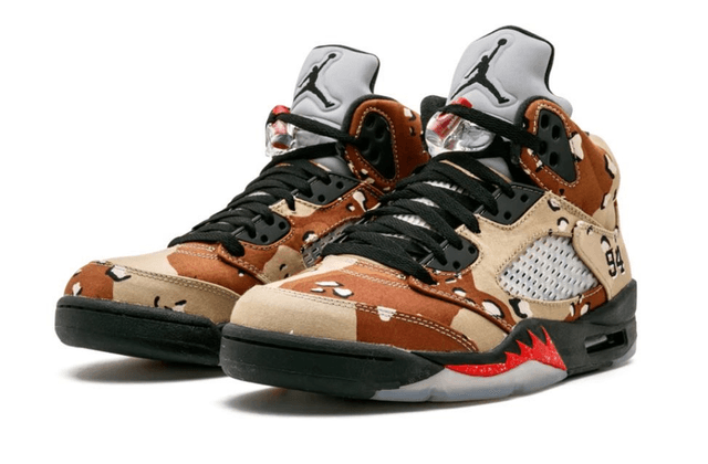 Air Jordan 5 Retro Supreme Camo