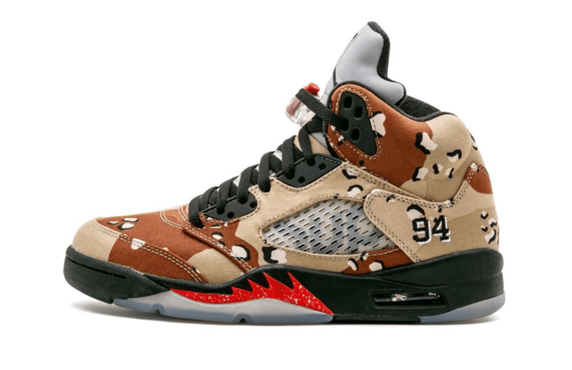 Air Jordan 5 Retro Supreme Camo