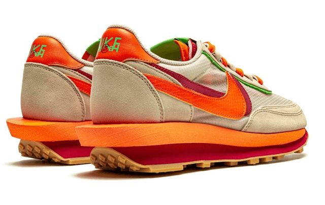 Nike LDWaffle Sacai x Clot  Net Orange Blaze