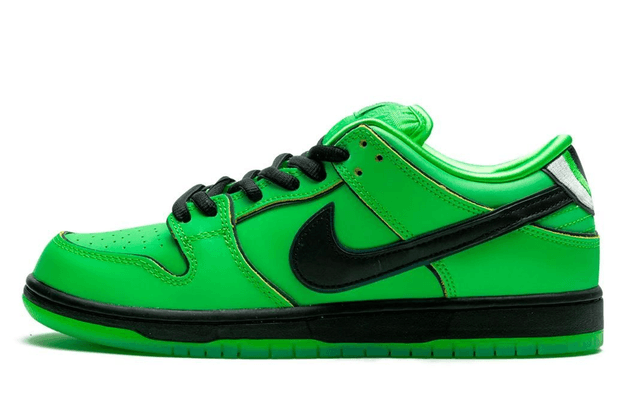 Nike SB Dunk Powerpuff Girls - Buttercup