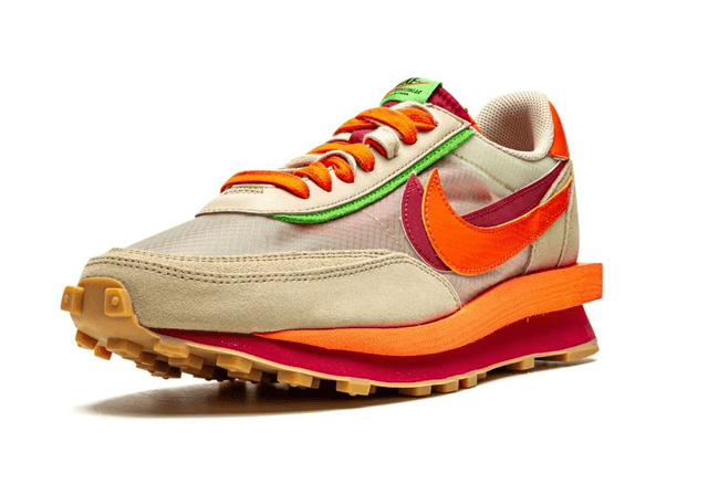 Nike LDWaffle Sacai x Clot  Net Orange Blaze