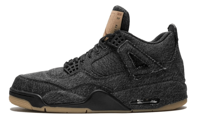 Air Jordan 4 Retro Levis NRG Black Levis GS