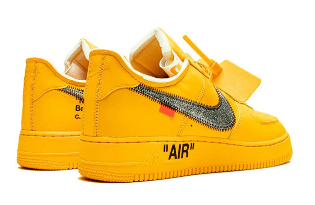 Nike Air Force 1 Low Off-White - University Gold