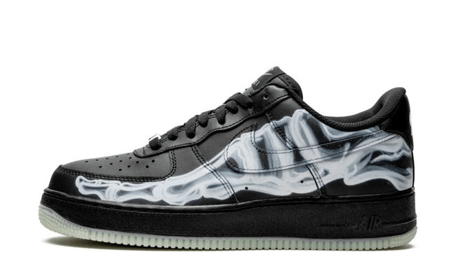 Nike Air Force 1 Low Skeleton Black