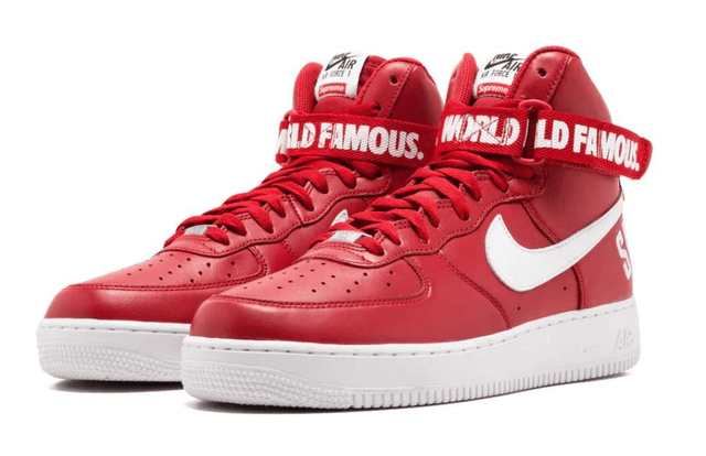 Nike Air Force 1 High Supreme SP Red