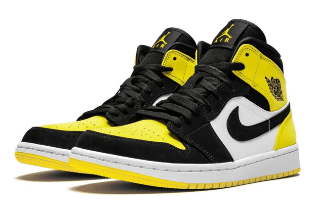 Air Jordan 1 MID SE Yellow Toe