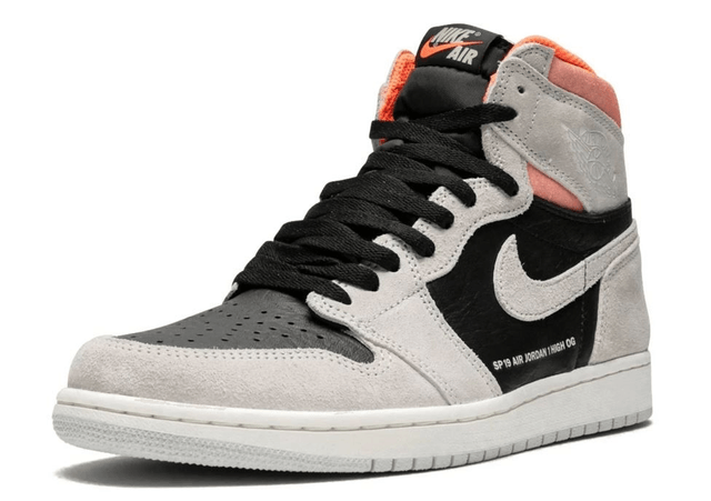 Air Jordan 1 Retro High OG Neutral Grey Hyper Crimson