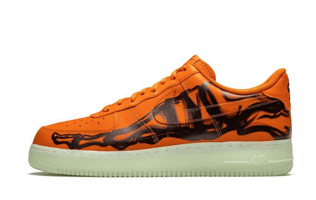 Nike Air Force 1 Low Orange Skeleton