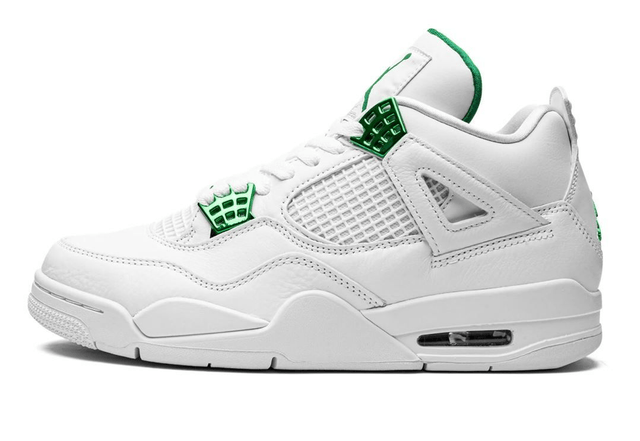 Air Jordan 4 Retro Metallic Pack - Pine Green