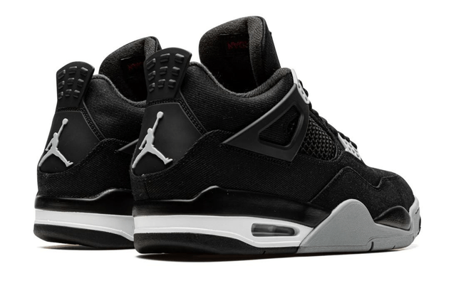 Air Jordan 4 Black Canvas