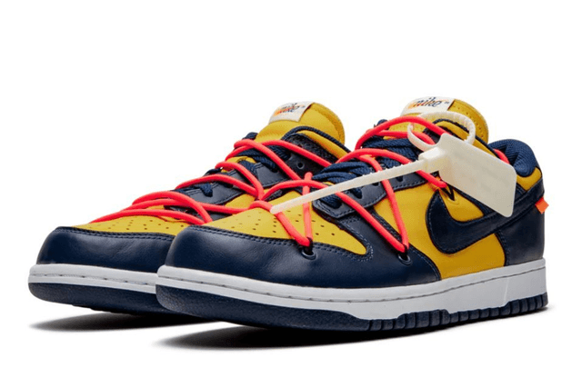 Nike Dunk Low Off-White - University Gold
