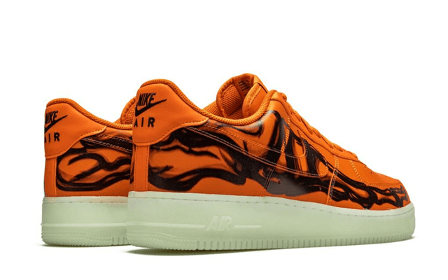Nike Air Force 1 Low Orange Skeleton