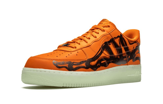 Nike Air Force 1 Low Orange Skeleton