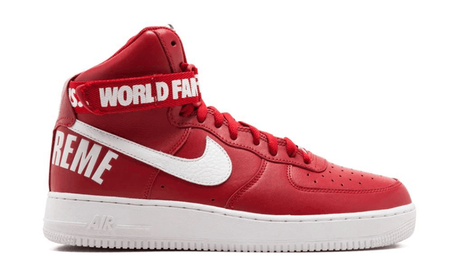 Nike Air Force 1 High Supreme SP Red
