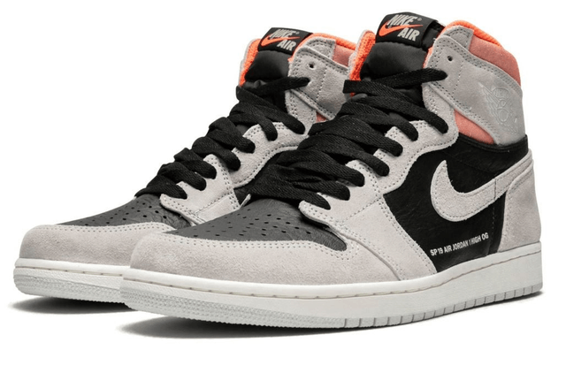 Air Jordan 1 Retro High OG Neutral Grey Hyper Crimson