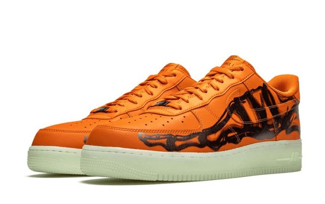 Nike Air Force 1 Low Orange Skeleton