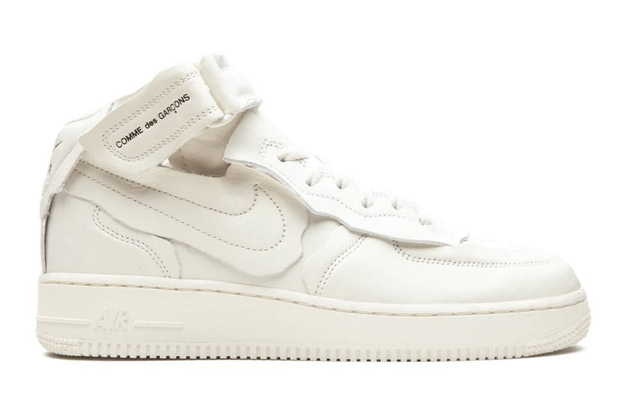 Nike Air Force 1 Mid Comme des Garcons White