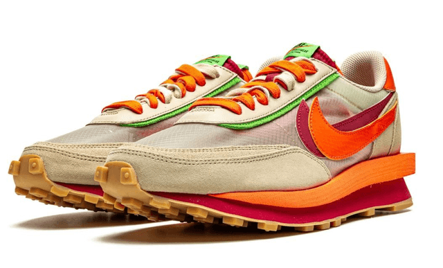 Nike LDWaffle Sacai x Clot  Net Orange Blaze