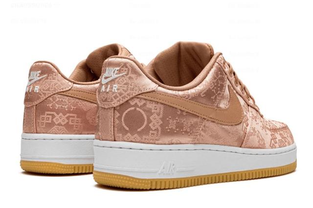 Nike Air Force 1 PRM CLOT - Rose Gold Silk