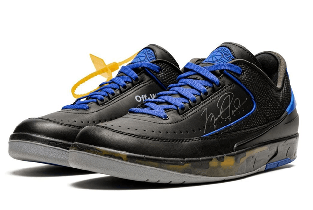 Air Jordan 2 Low OG SP Off-White - Black/Blue