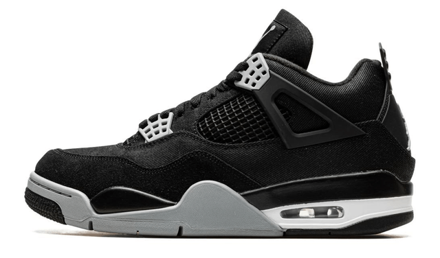Air Jordan 4 Black Canvas