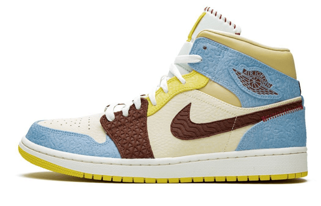 Air Jordan 1 Mid SE Maison Chateau Rouge Fearless