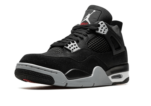Air Jordan 4 Black Canvas
